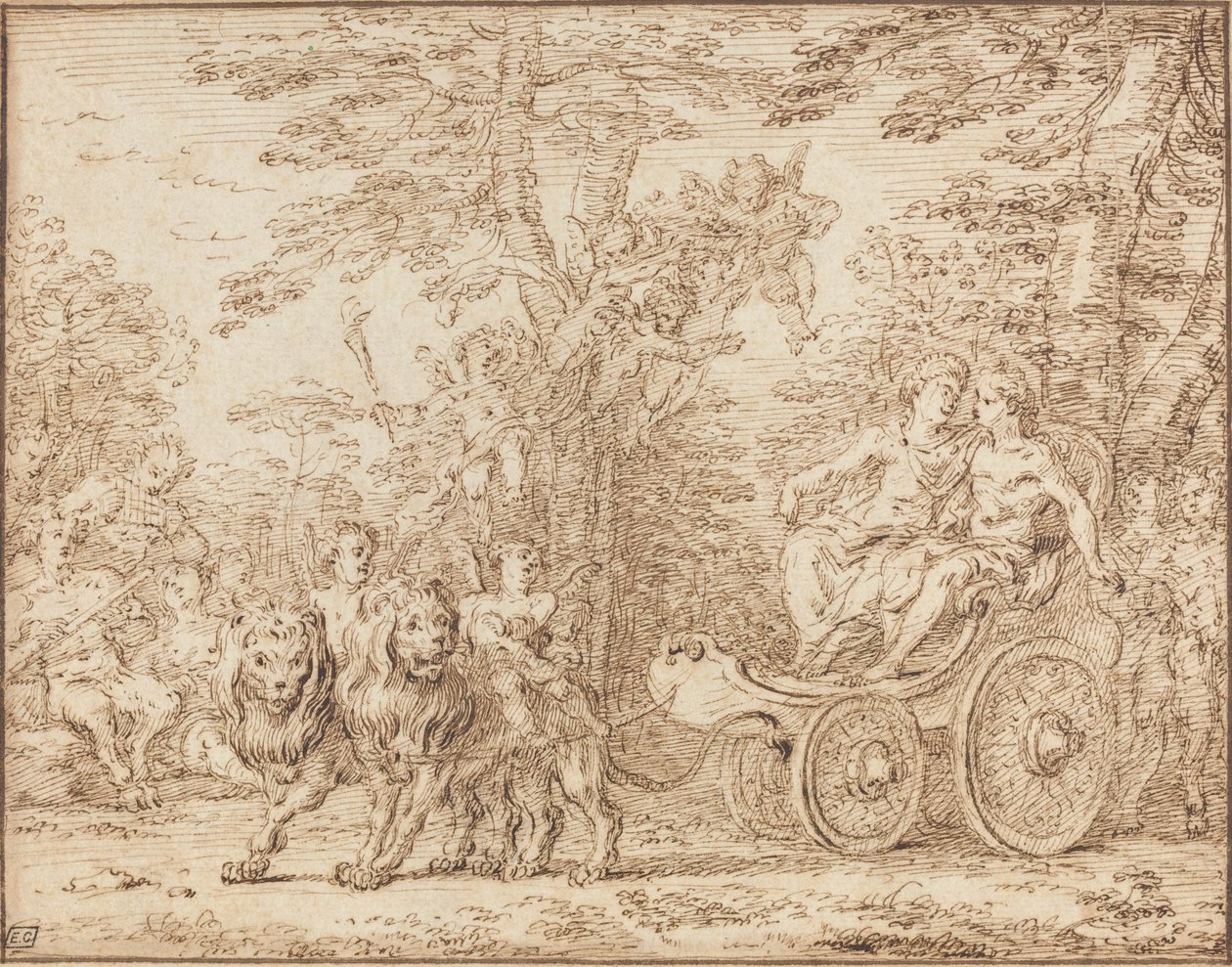 Der Triumph der Ehe von Claude Gillot