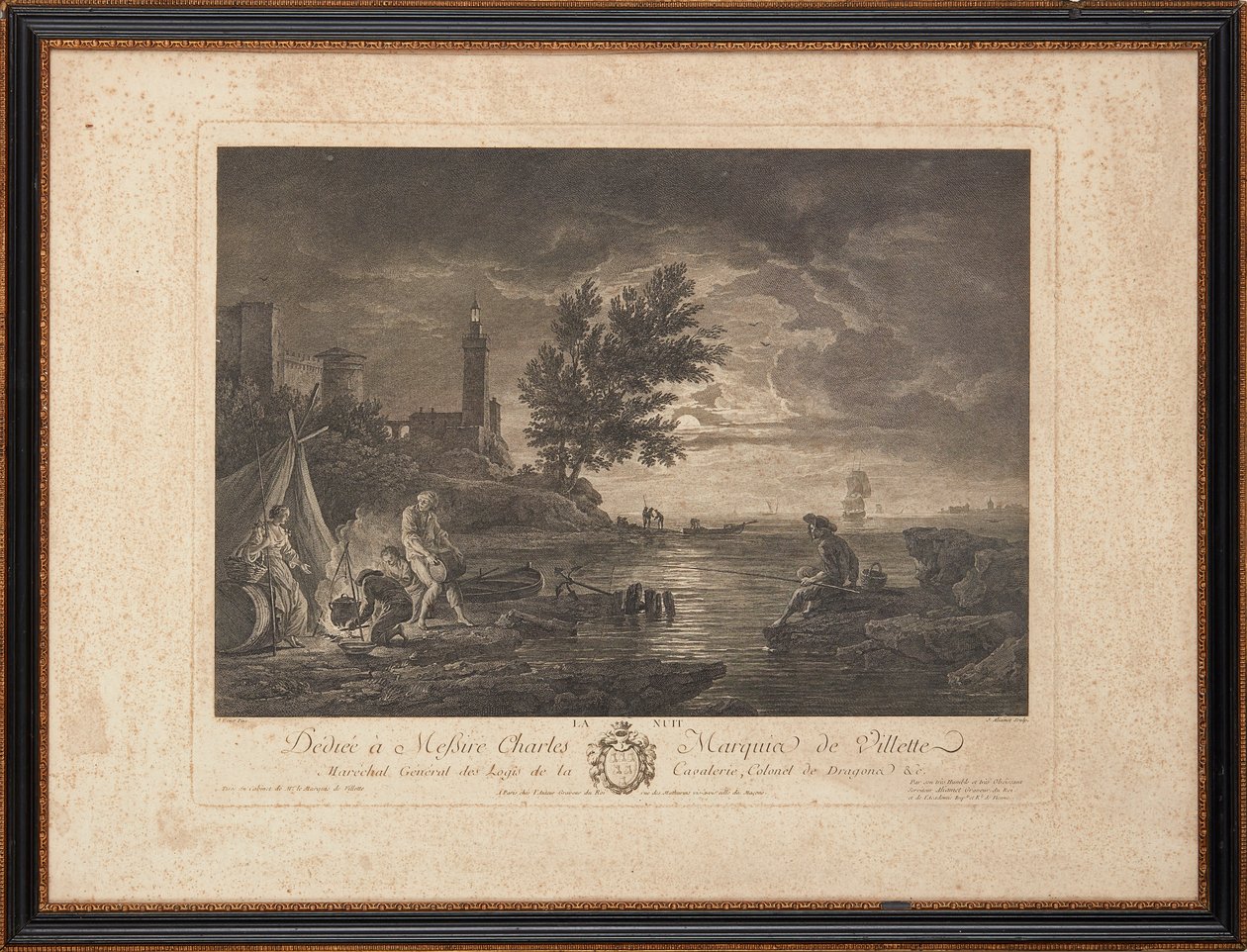 Französische Stahlstiche von Claude Joseph (after) Vernet