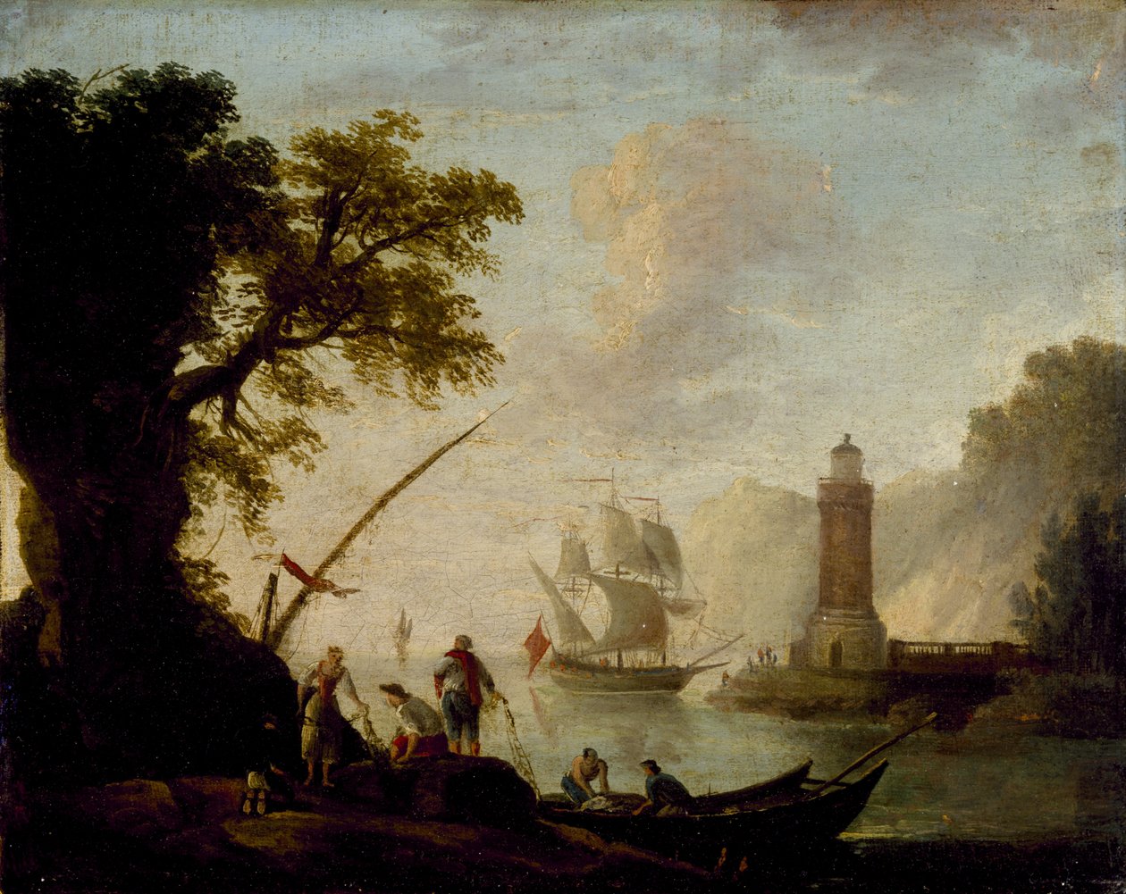 Mittelmeer-Küstenansicht von Claude Joseph Vernet