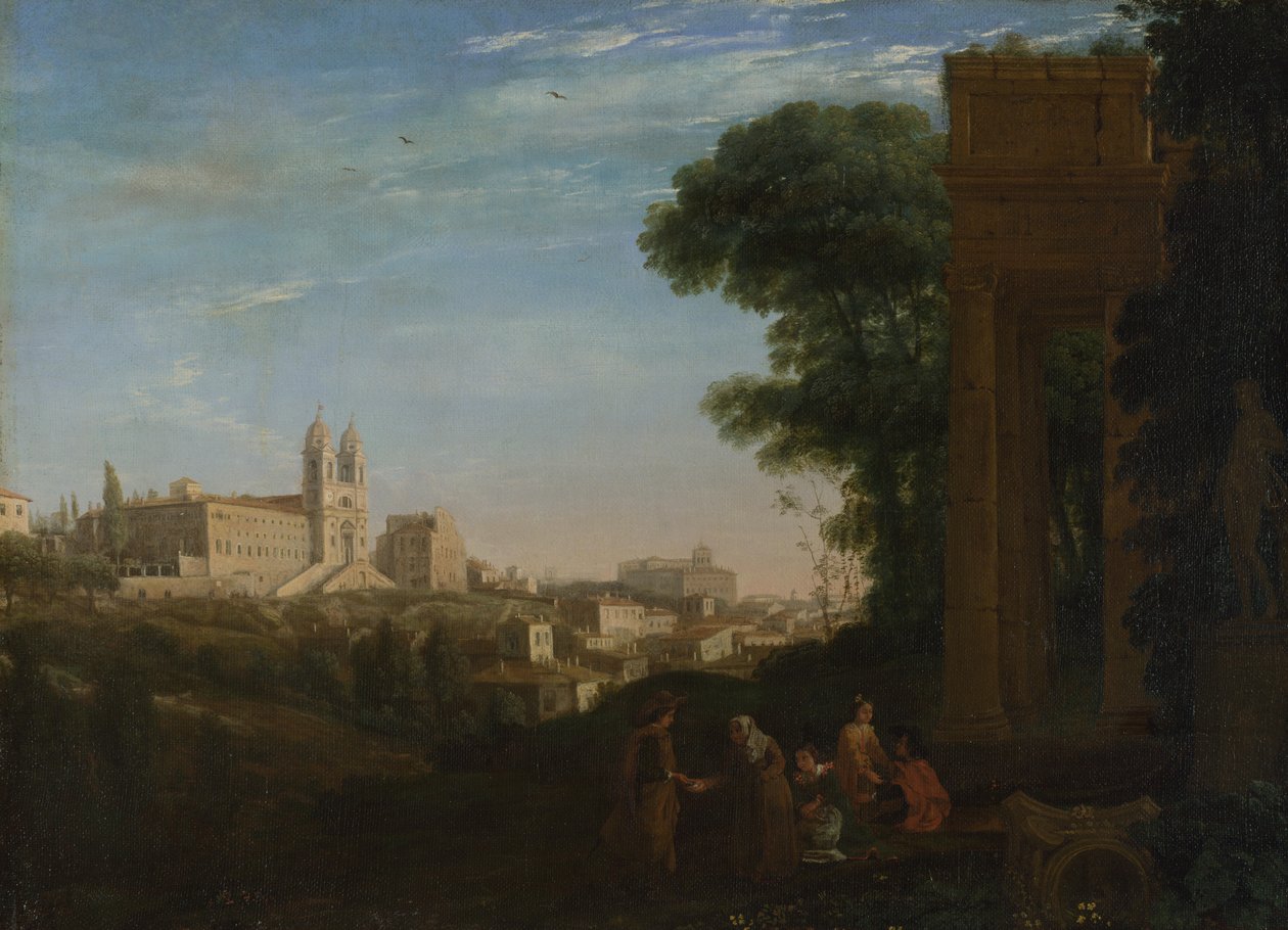 Ansicht von Rom, 1632 von Claude Lorrain