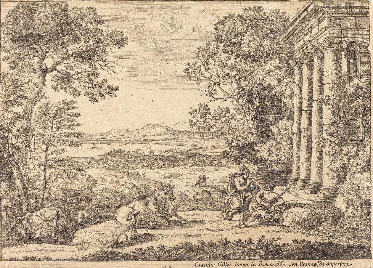 Merkur und Argus von Claude Lorrain