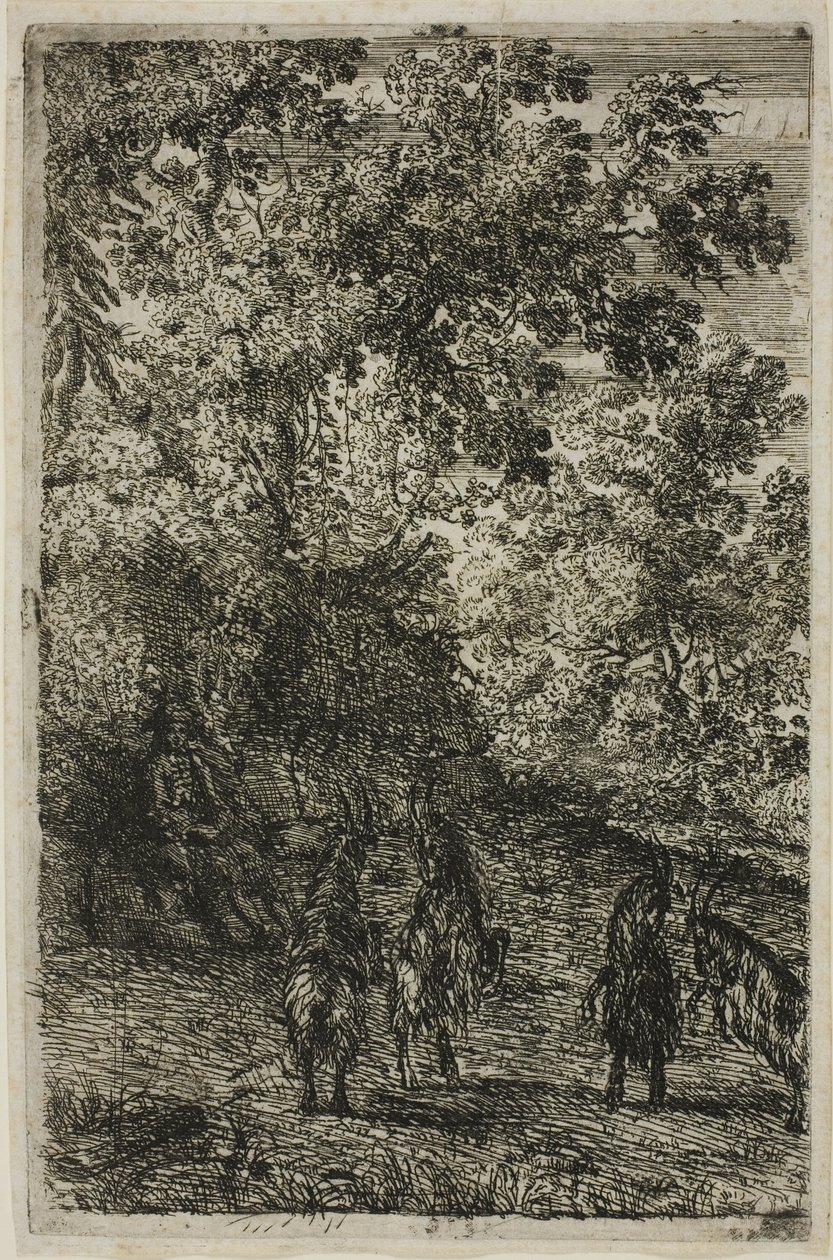 Die vier Ziegen von Claude Lorrain