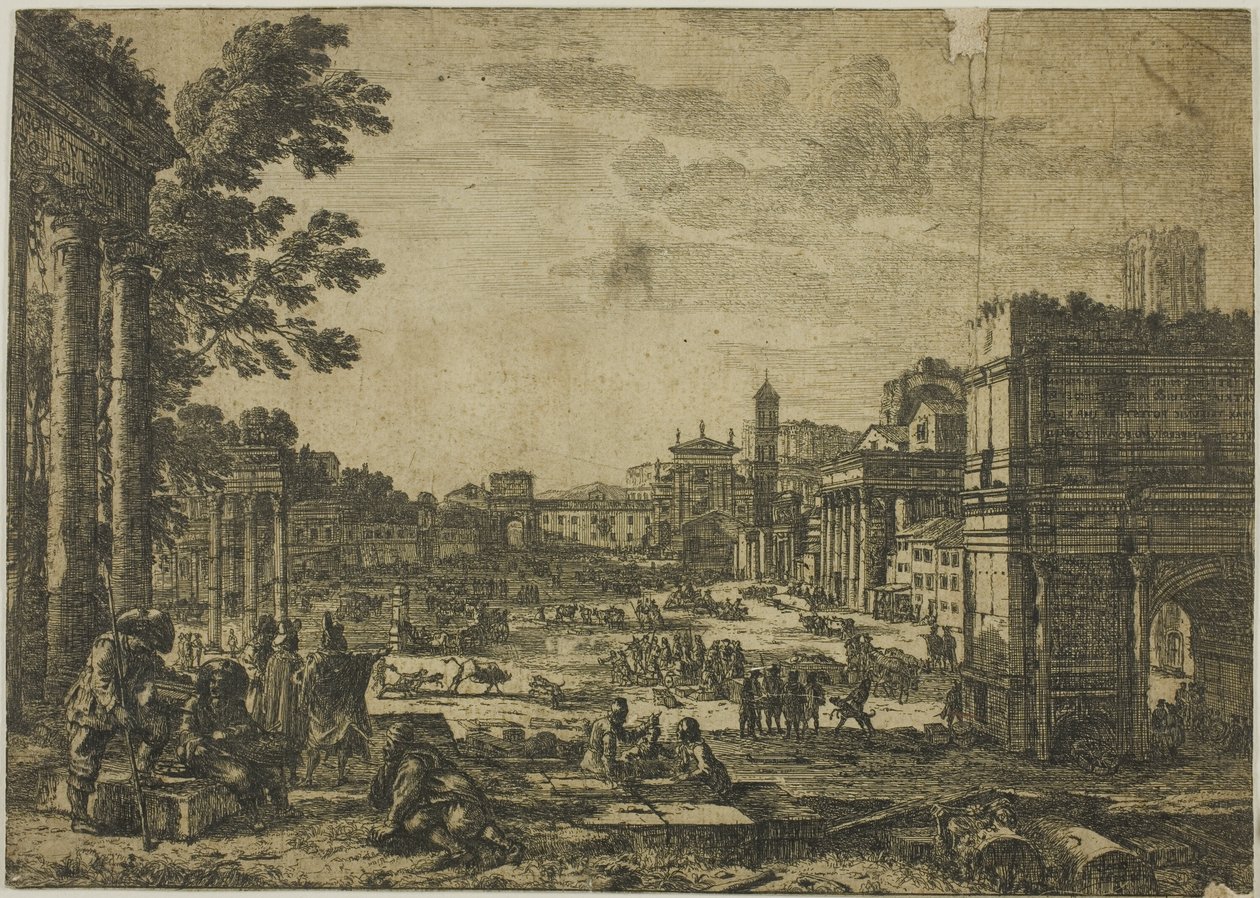 Das Forum Romanum von Claude Lorrain
