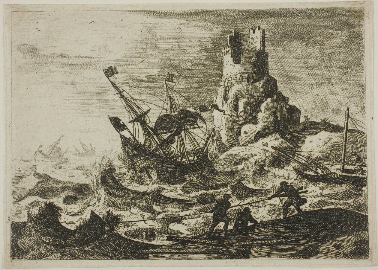 Das Schiffswrack von Claude Lorrain