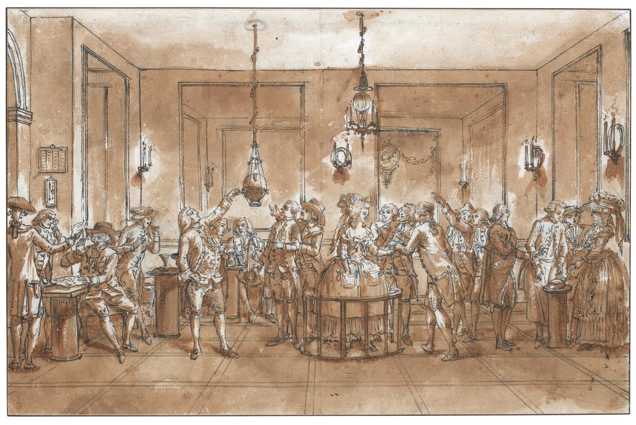 Ein magnetisches Experiment von Claude Louis Desrais