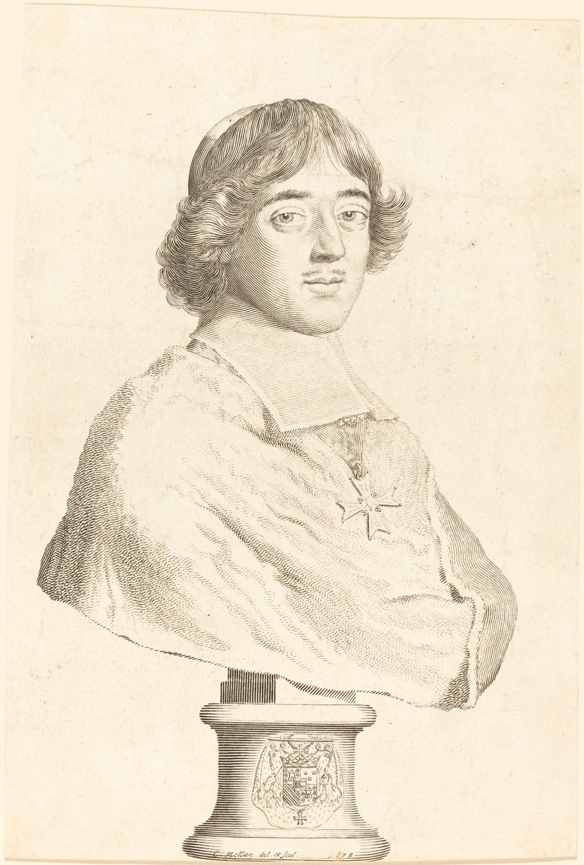 Kardinal de Bouillon von Claude Mellan