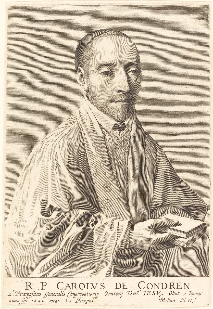 Charles de Condren von Claude Mellan