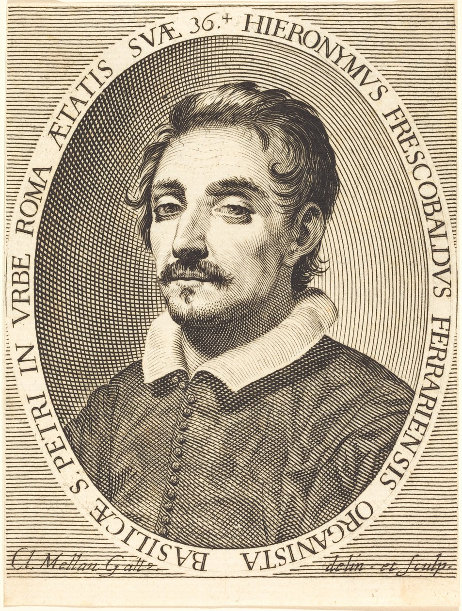 Girolamo Frescobaldi von Claude Mellan