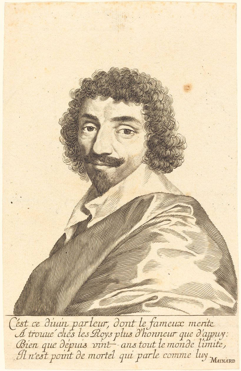 Jean-Louis Guez de Balzac von Claude Mellan
