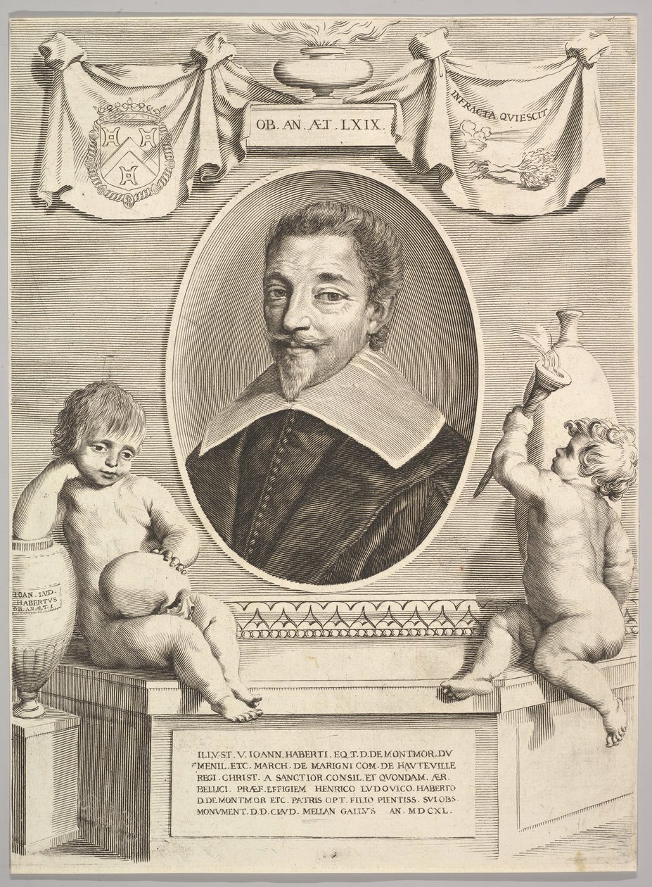 Jean Habert de Montmor von Claude Mellan