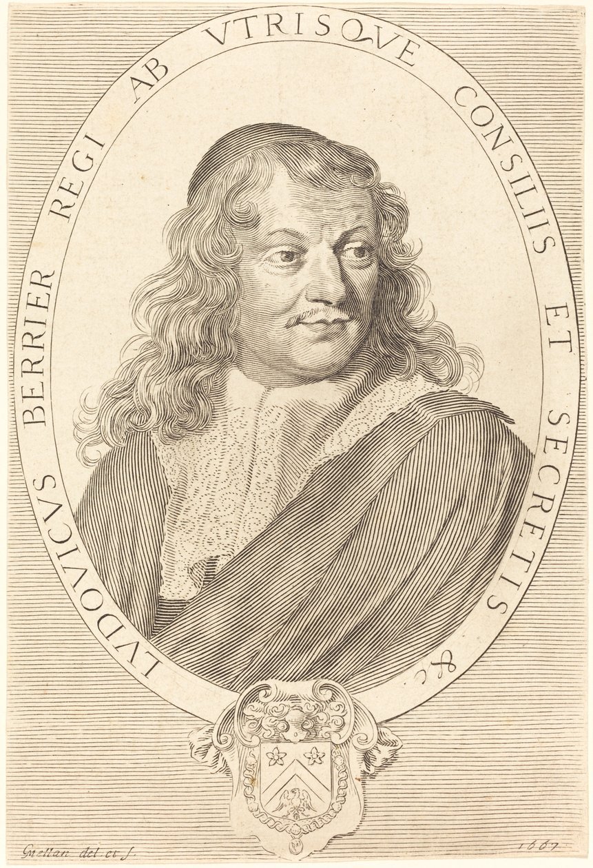 Louis Berryer von Claude Mellan