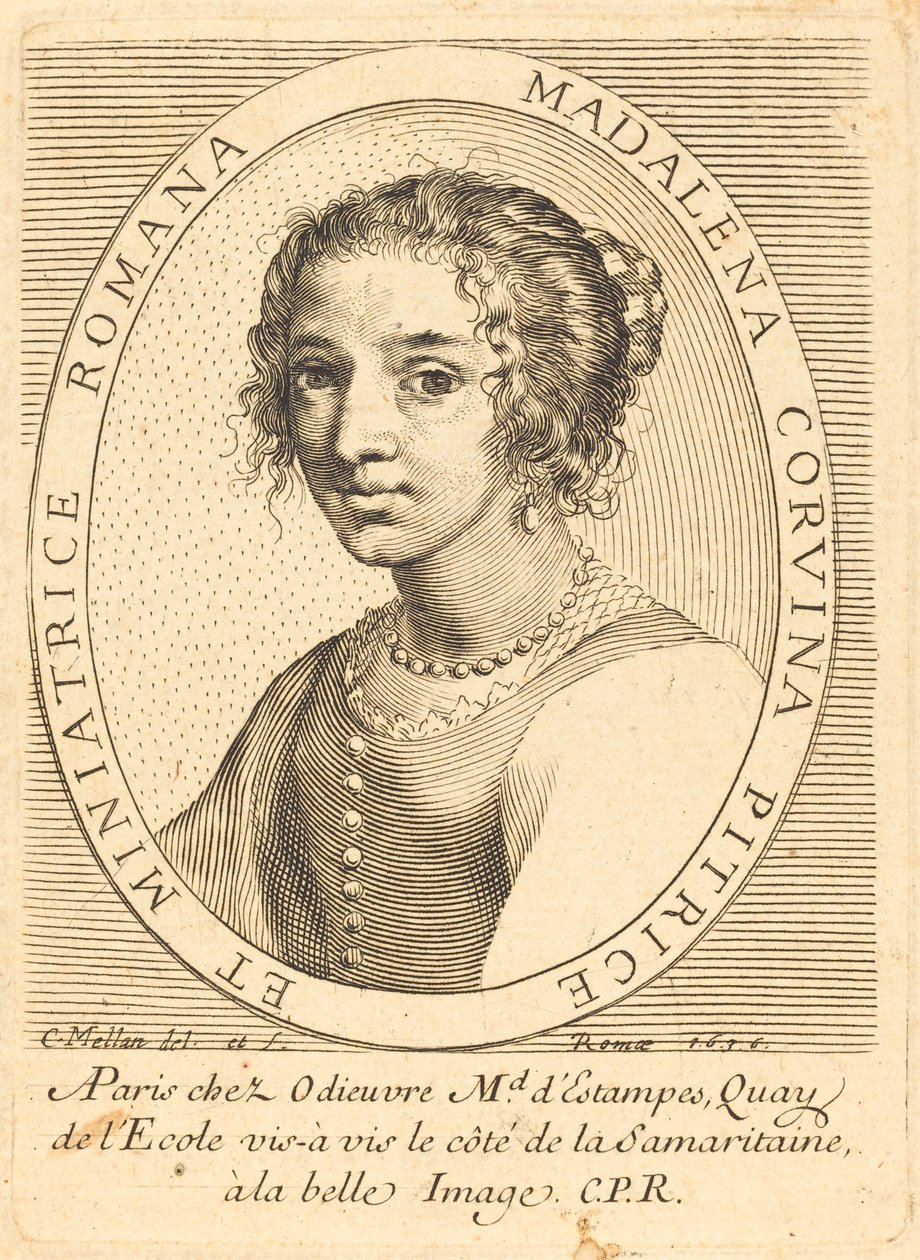 Maddalena Corvina von Claude Mellan