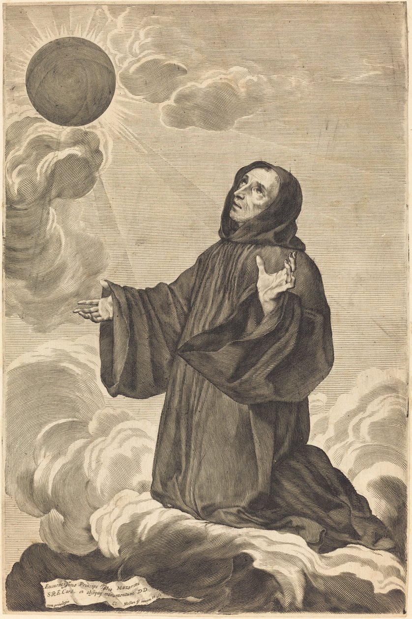 Sankt Benoit von Claude Mellan