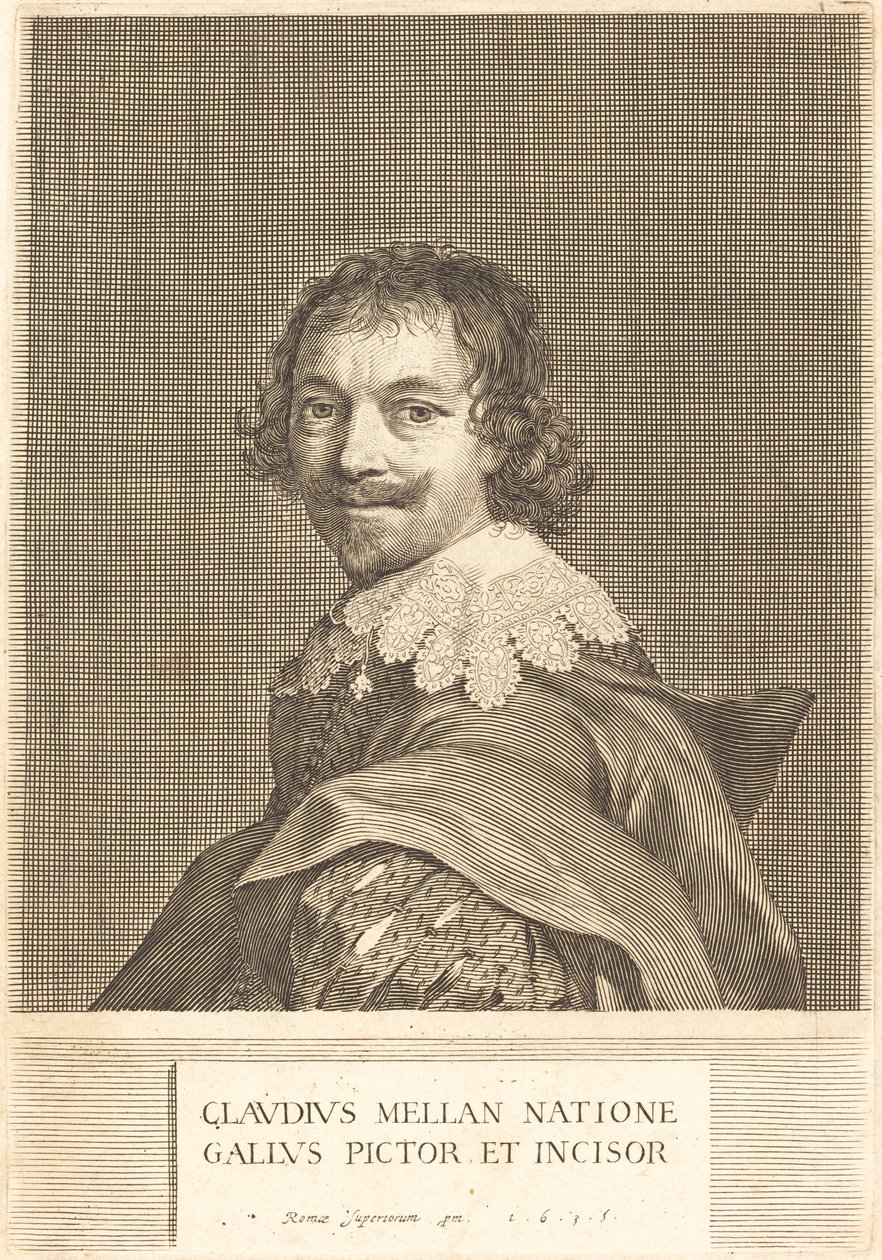 Selbstporträt von Claude Mellan
