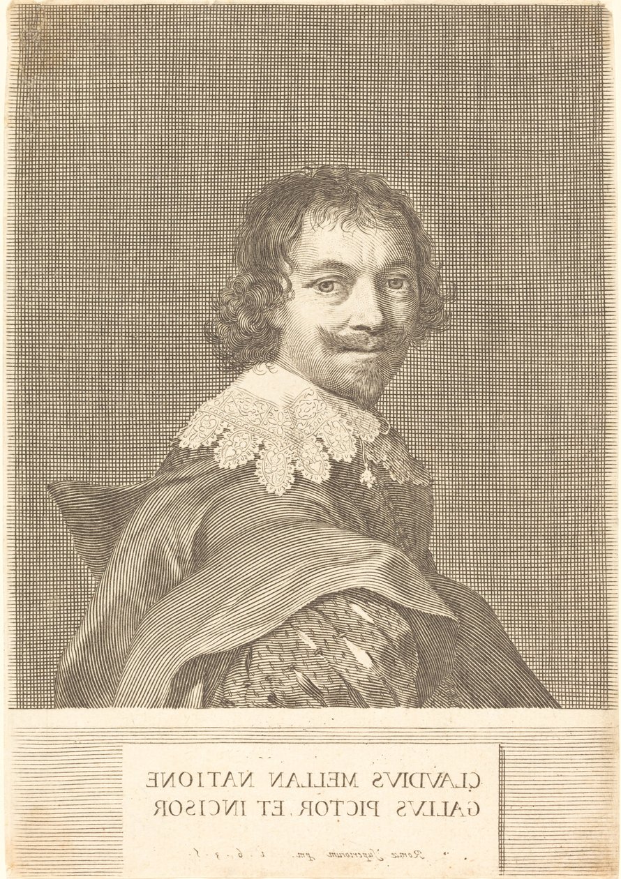Selbstporträt von Claude Mellan