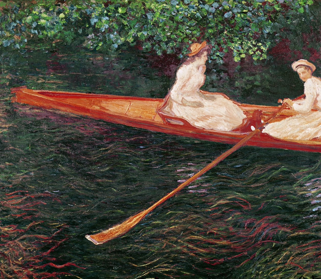 Bootsfahrt auf dem Fluss Epte, ca. 1889-1890 von Claude Monet