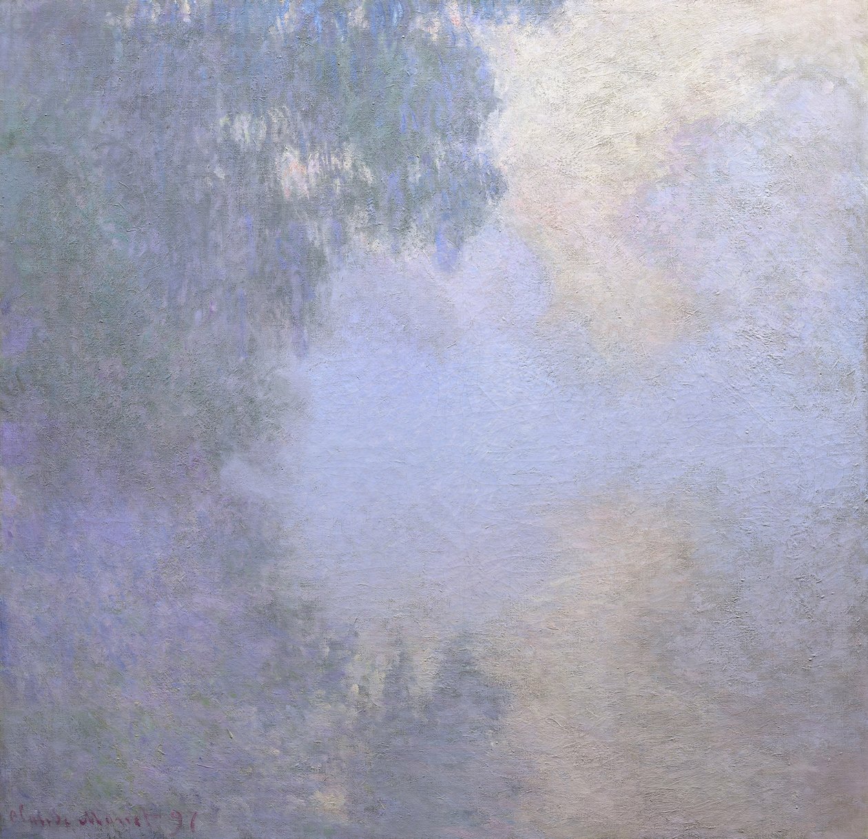 Zweig der Seine bei Giverny von Claude Monet