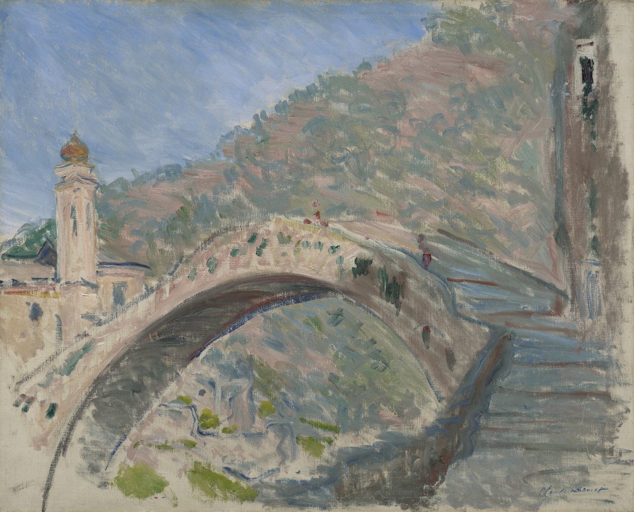Brücke bei Dolceacqua, 1884 von Claude Monet
