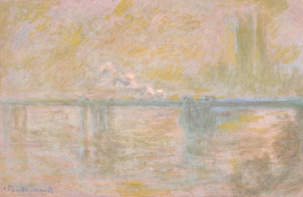 Charing-Cross-Brücke in London, ca. 1902 von Claude Monet