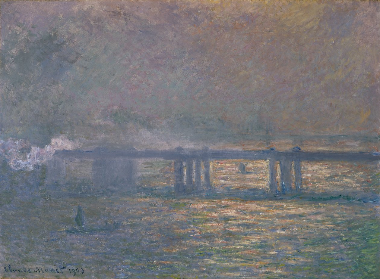 Charing Cross Brücke von Claude Monet