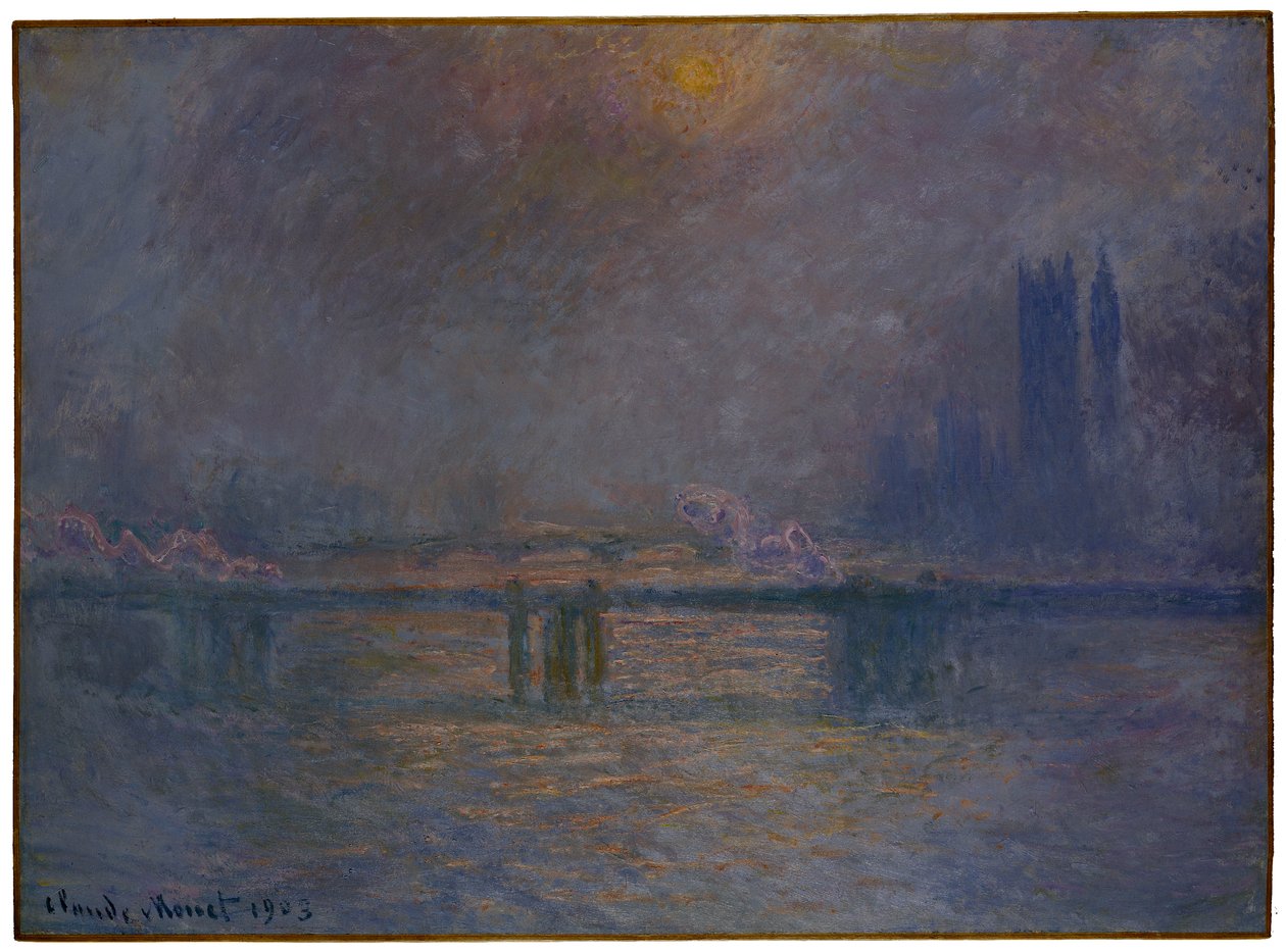 Charing Cross Bridge, Die Themse, 1900-03 von Claude Monet