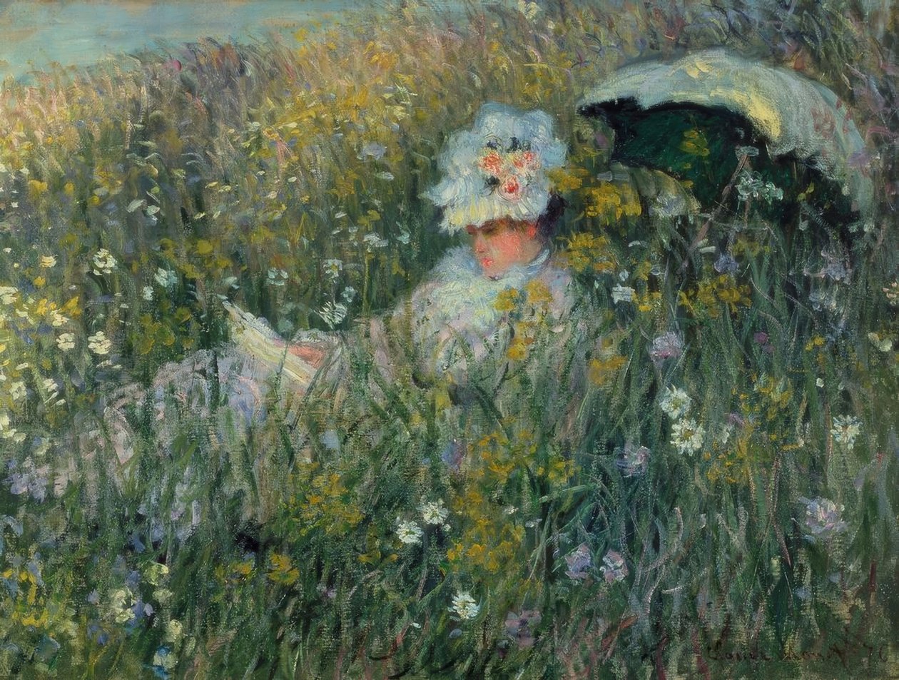 In der Wiese von Claude Monet