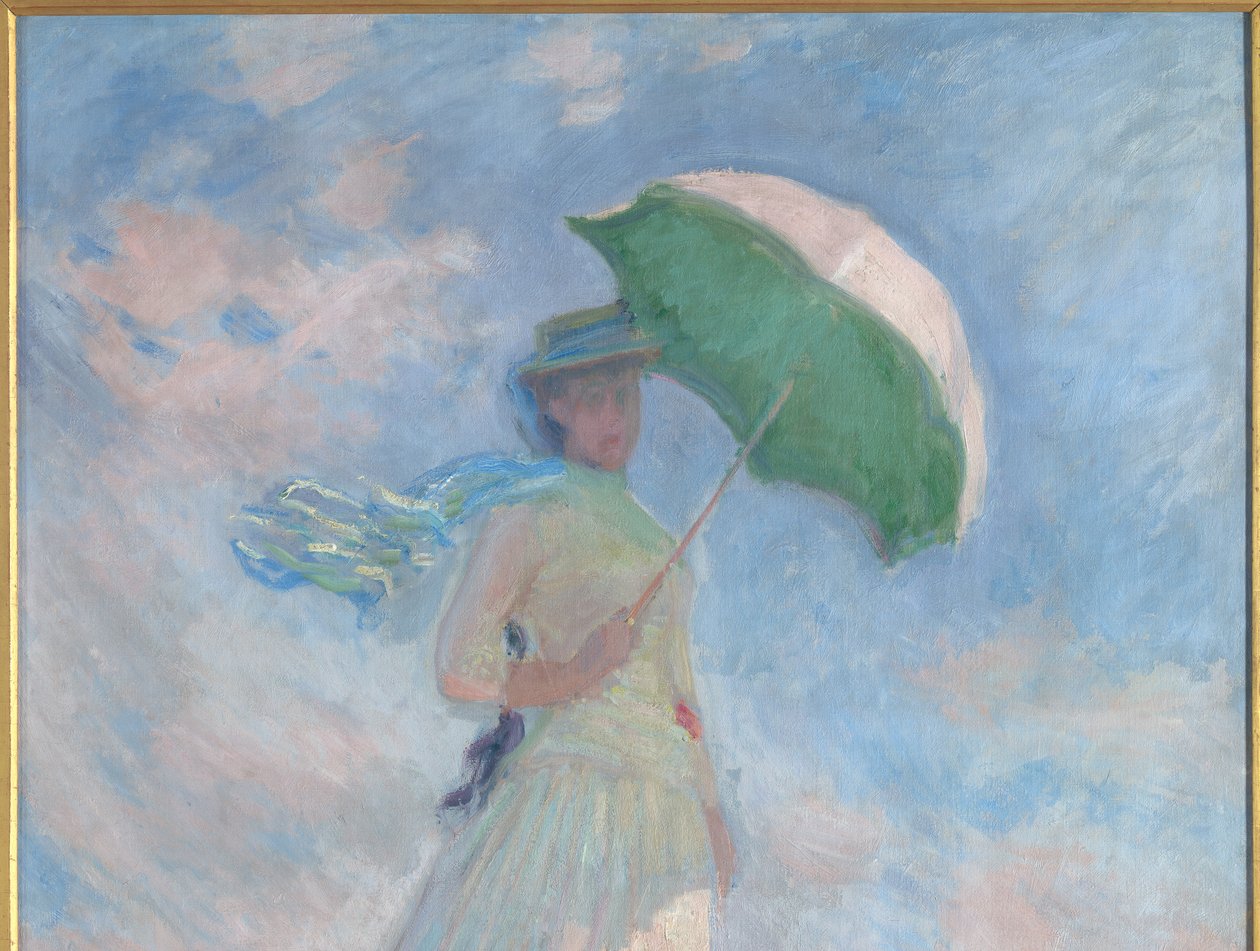 Versuch einer Figur im Freien von Claude Monet