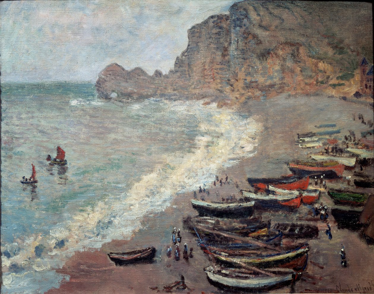 Etretat, Strand und Porte d