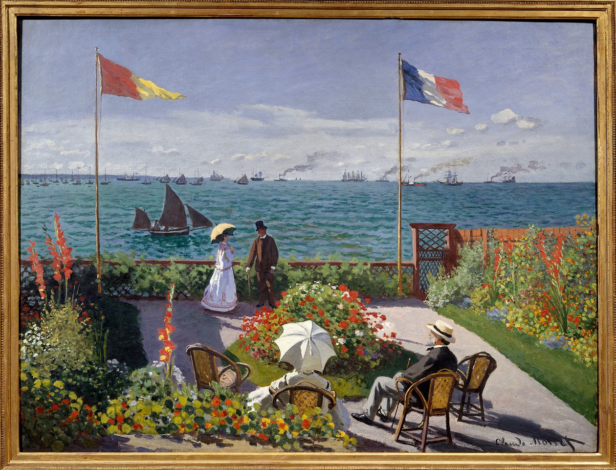 Garten in Sainte-Adresse von Claude Monet