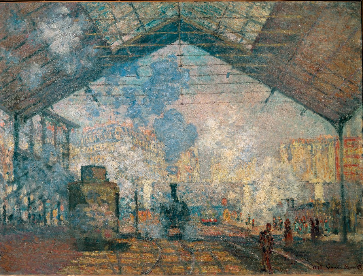 Gare Saint-Lazare von Claude Monet