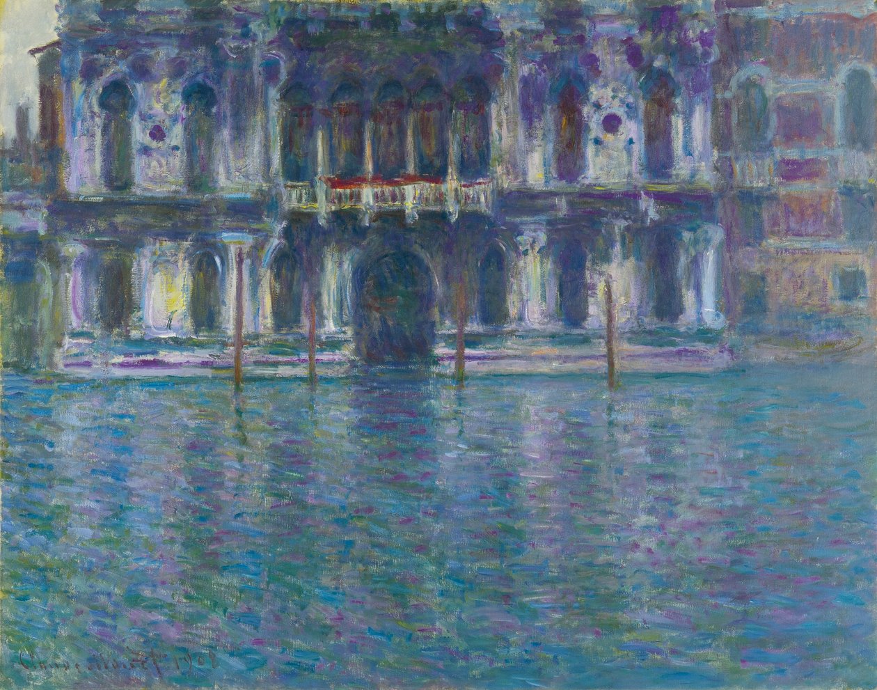 Der Palazzo Contarini von Claude Monet