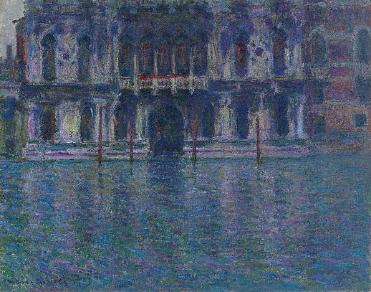 Der Palazzo Contarini von Claude Monet