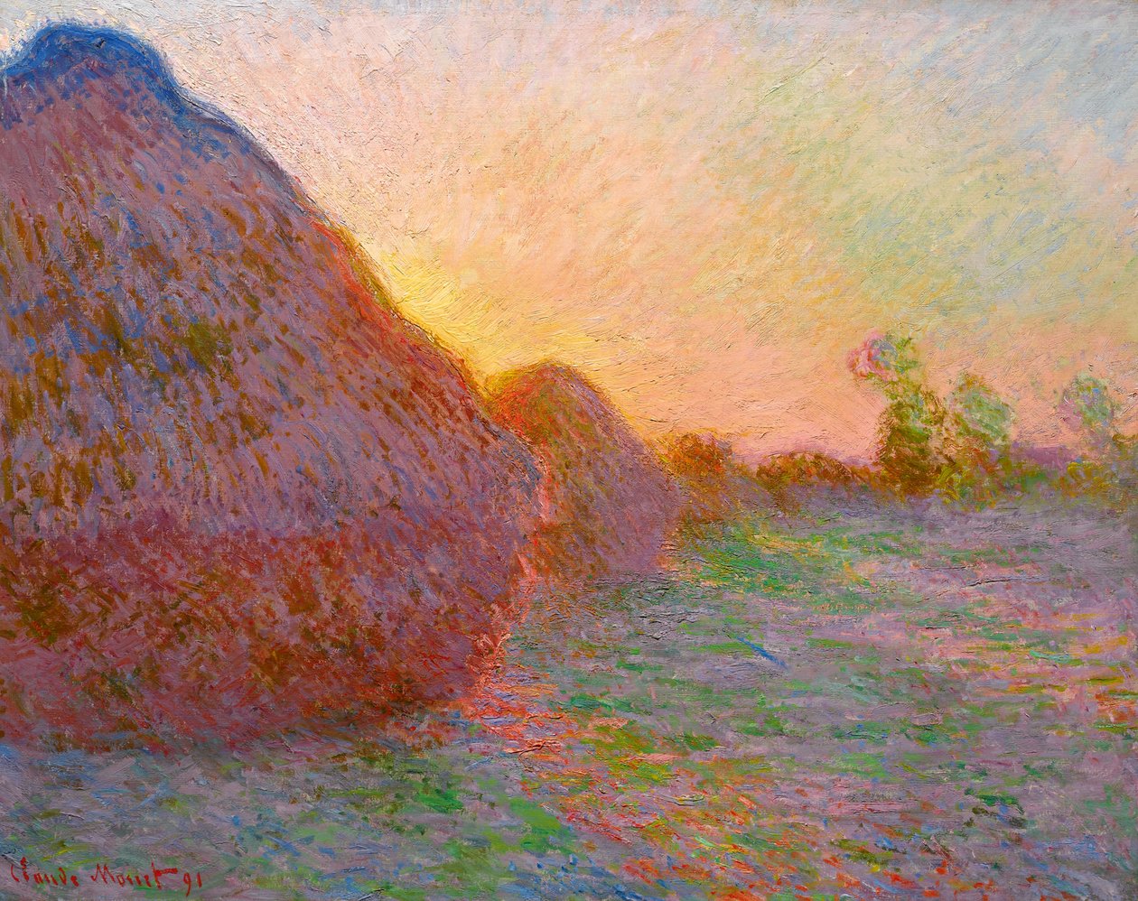 Getreideschober von Claude Monet