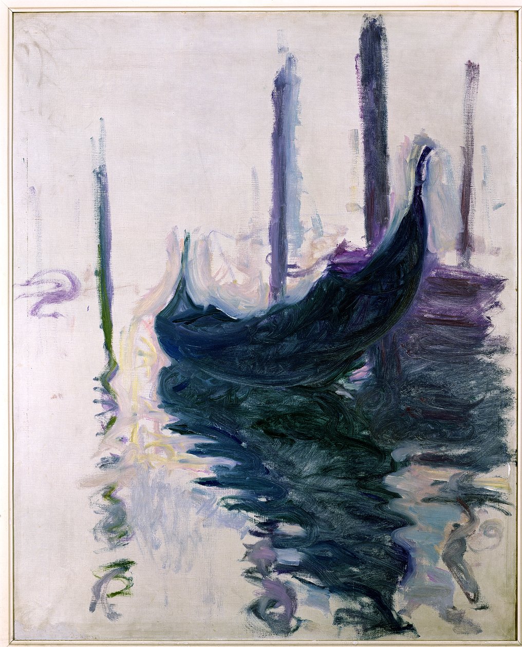 Gondeln in Venedig, 1908 von Claude Monet