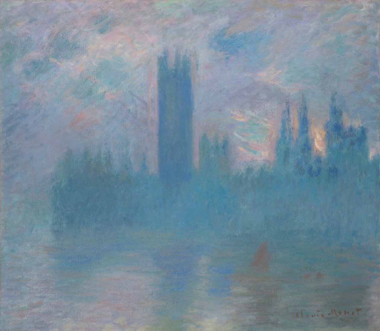 Houses of Parliament, London von Claude Monet