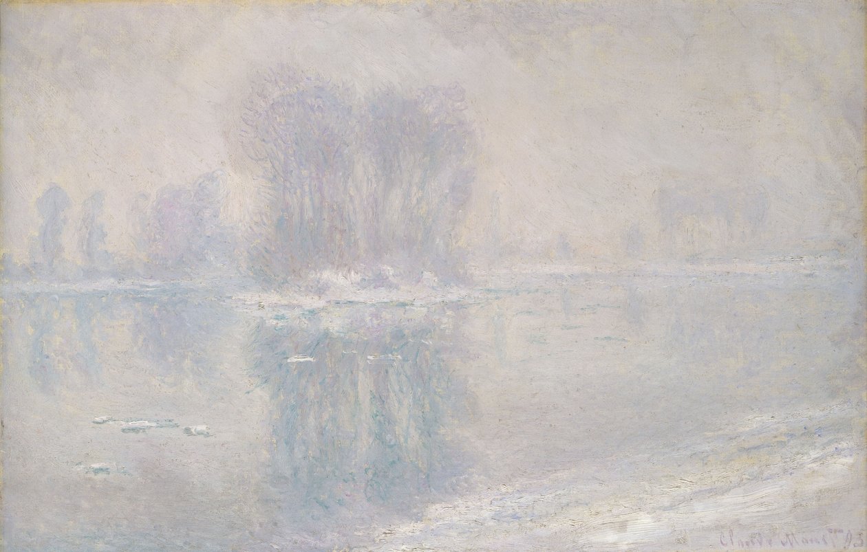 Eisschollen, 1893 von Claude Monet