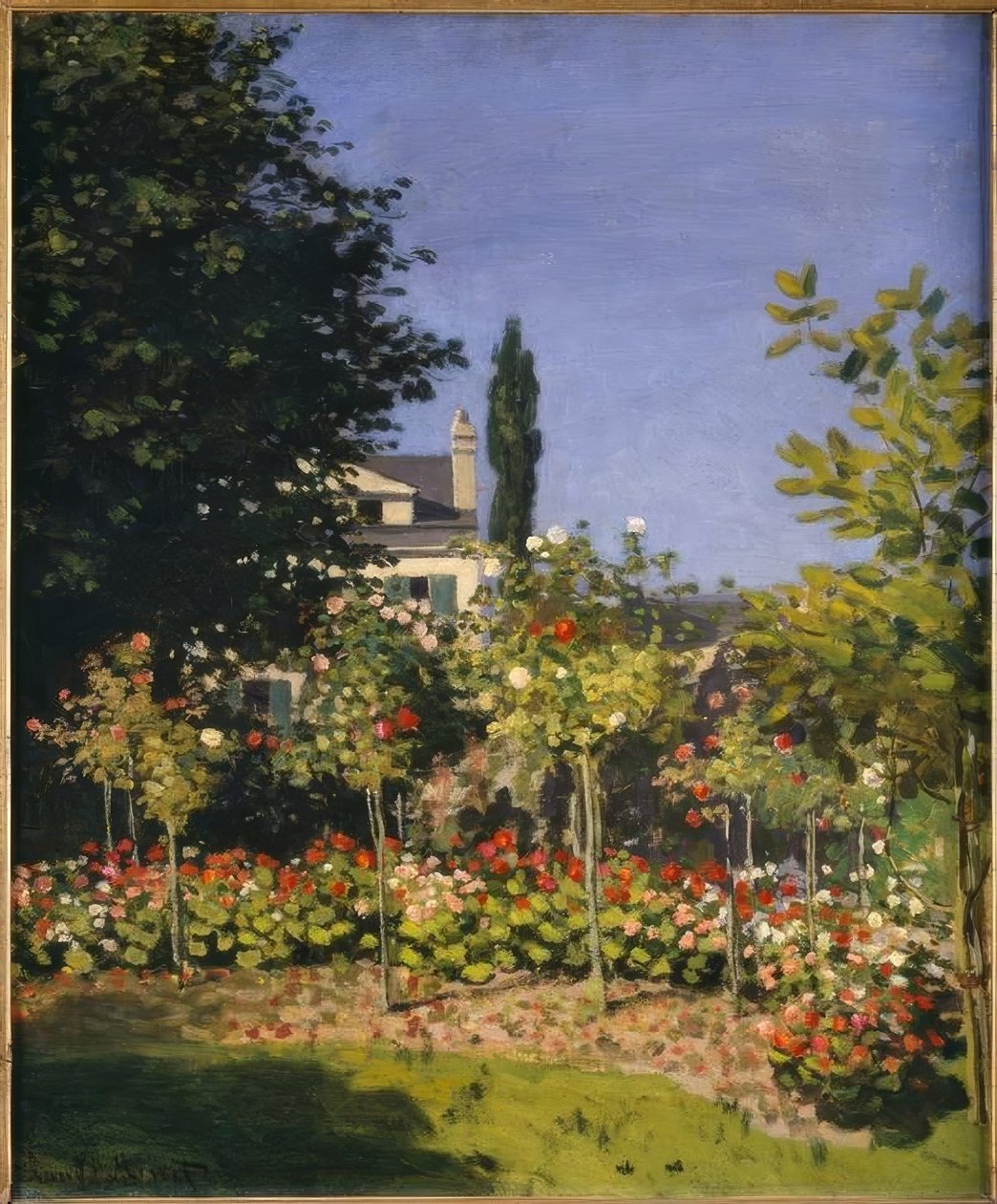 Blühender Garten von Claude Monet