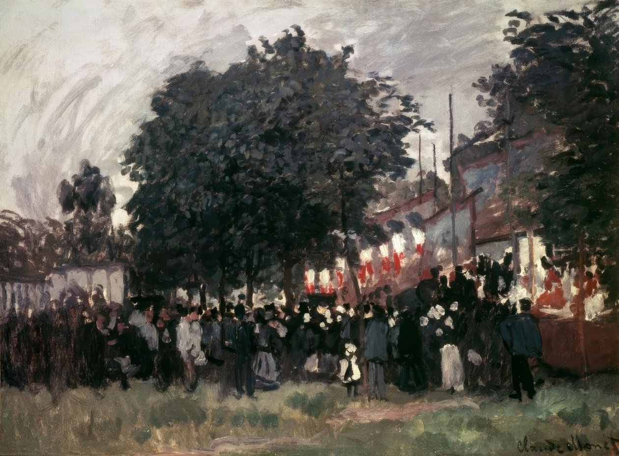 Das Fest von Argenteuil von Claude Monet