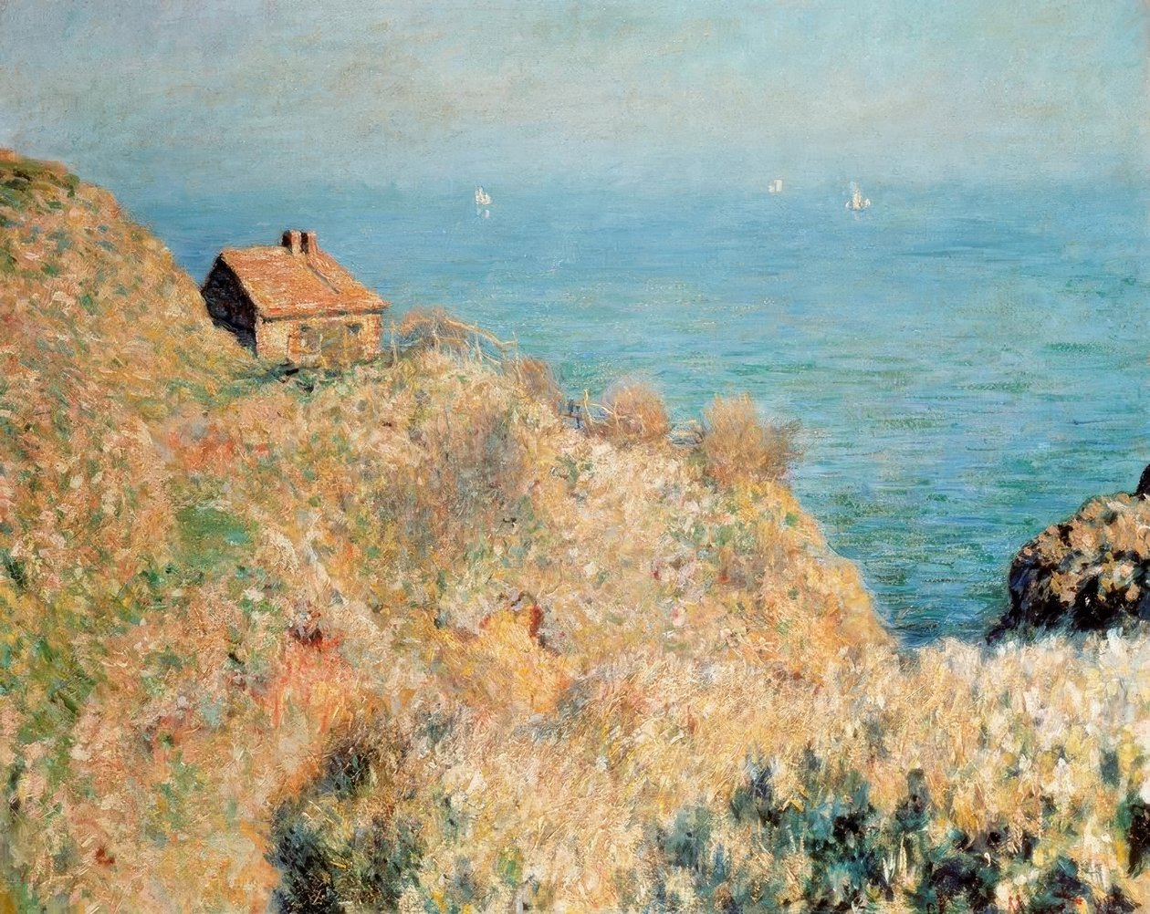 Das Haus des Fischers, Varengeville von Claude Monet