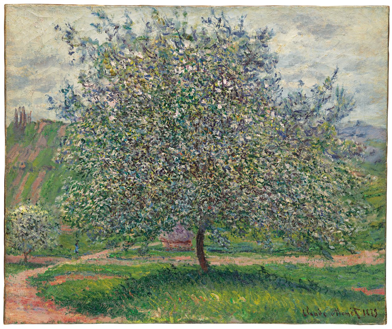 Der Apfelbaum, 1879 von Claude Monet