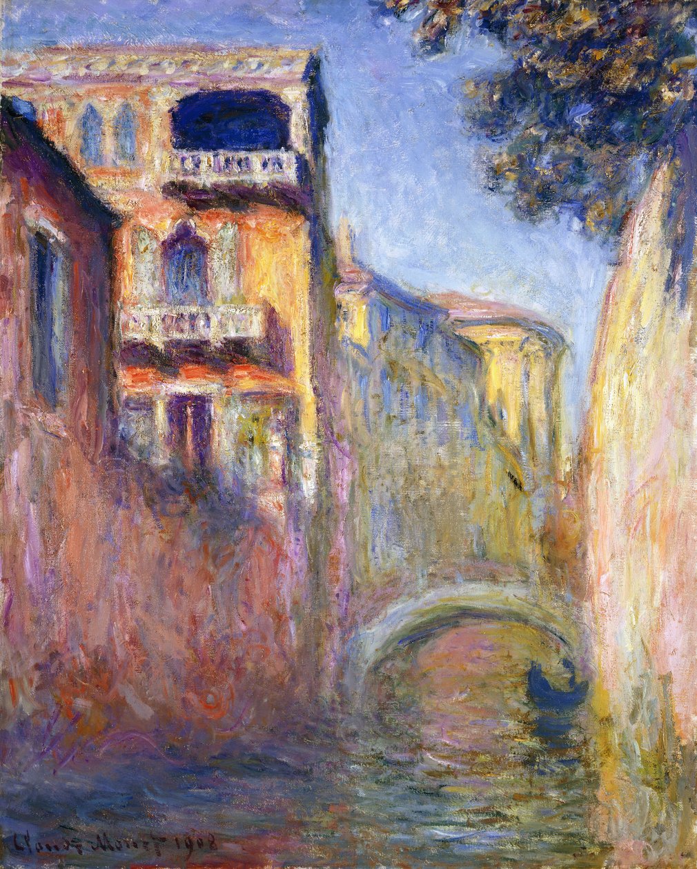 Le Rio de la Salute, 1908 von Claude Monet