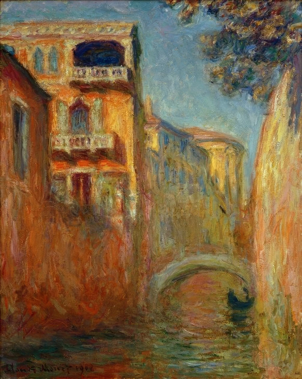 Der Rio de la Salute von Claude Monet