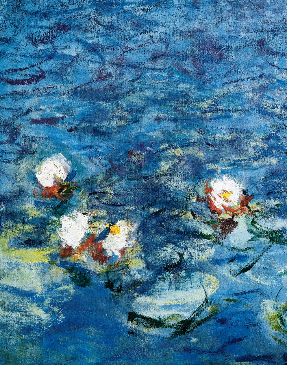 Die Seerosen: Der Morgen von Claude Monet