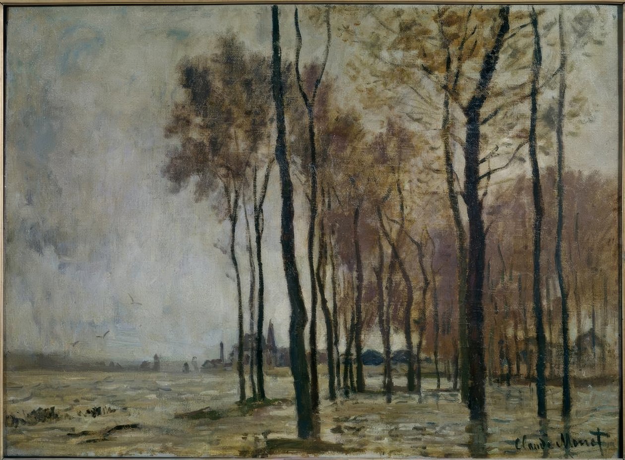 Die Überschwemmung in Argenteuil von Claude Monet