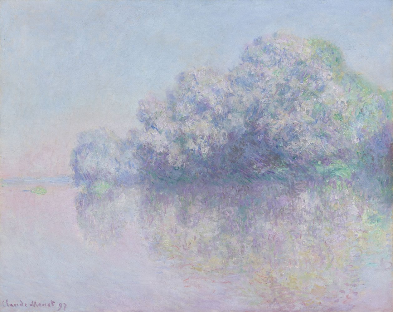 Die Brennnesselinsel von Claude Monet