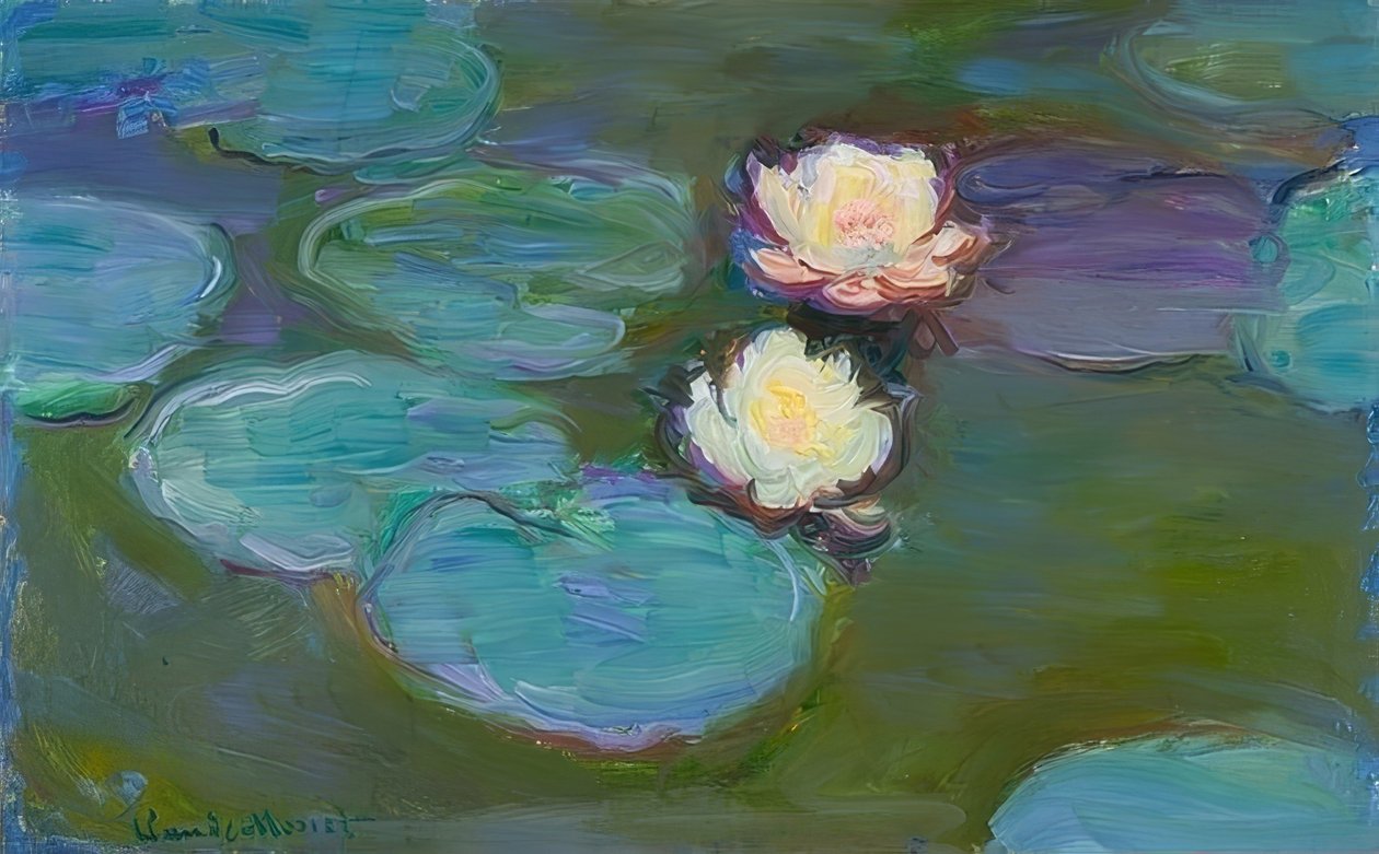 Seerosen, ca. 1897/1898 von Claude Monet