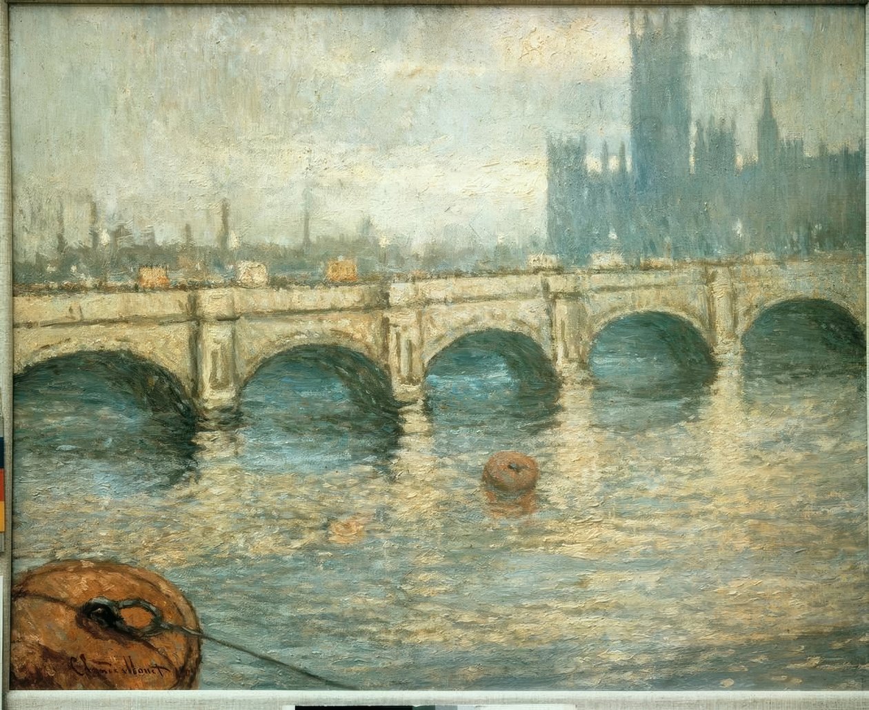 Brücke über die Themse von Claude Monet