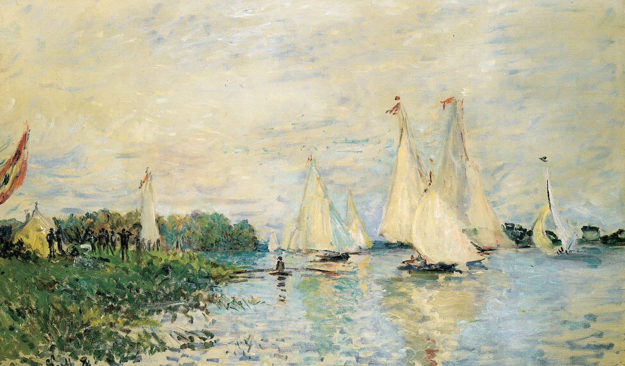 Regatta in Argenteuil, 1874 von Claude Monet
