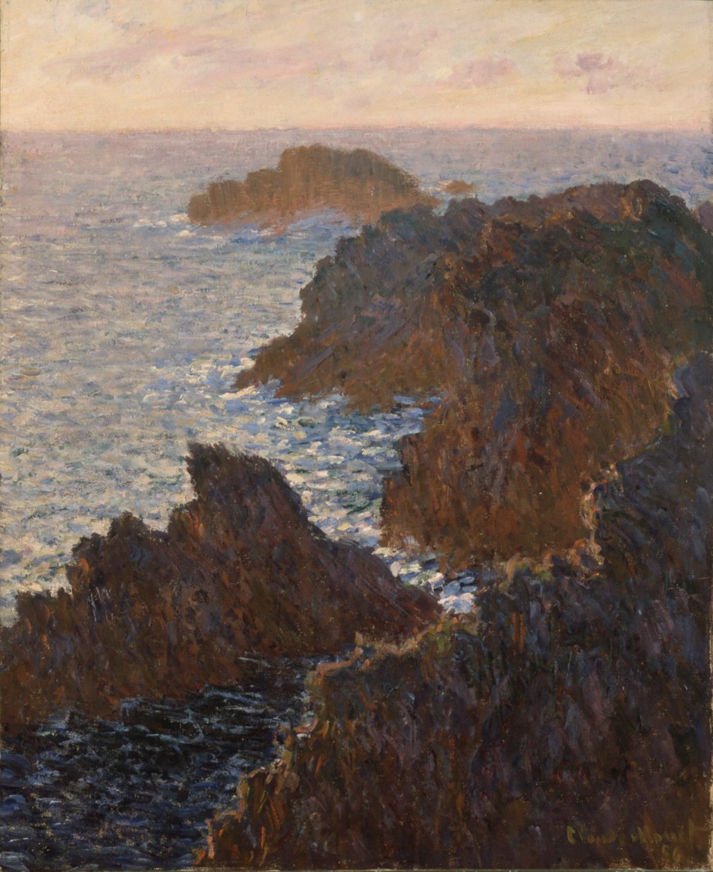 Felsen bei Belle-Isle, Port-Domois von Claude Monet