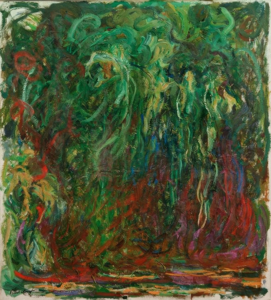 Trauerweide von Claude Monet